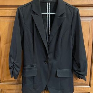 Maurice’s 3/4 Sleeve Black Blazer